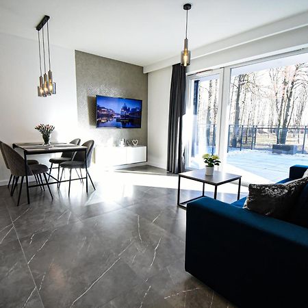 Apartament Villa Park Przy Plazy Z Widokiem Na Jezioro, Taras 50 M2 Ostroda Luaran gambar