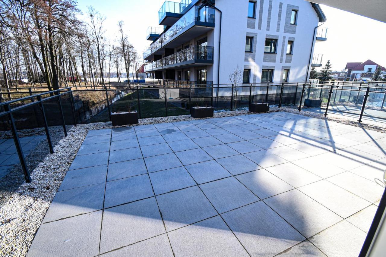 Apartament Villa Park Przy Plazy Z Widokiem Na Jezioro, Taras 50 M2 Ostroda Luaran gambar